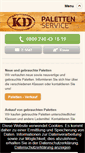 Mobile Screenshot of kd-palettenservice.at