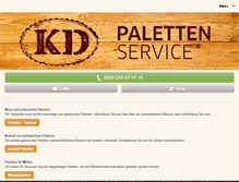Tablet Screenshot of kd-palettenservice.at